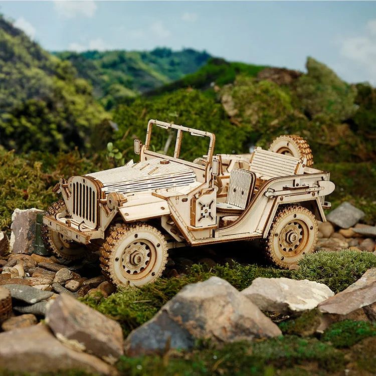 PUZZLE 3D BOIS | JEEP MILITAIRE 1940