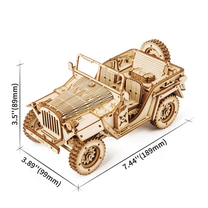 PUZZLE 3D BOIS | JEEP MILITAIRE 1940