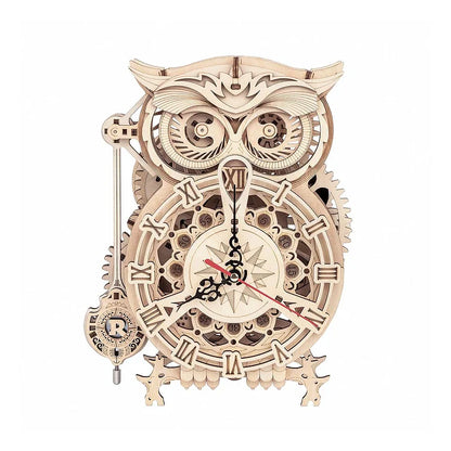 PUZZLE 3D | HORLOGE PENDULE HIBOU