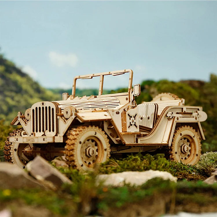 PUZZLE 3D BOIS | JEEP MILITAIRE 1940